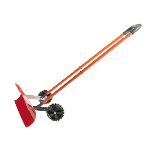VEVOR Schneeschaufel auf Rädern, 955 mm Schneeschieber mit bidirektionaler Klinge, 90° verstellbarer Griff, Schneeräumer aus Kunststoff, Schneepflug, Schneeschippe zum Reinigen der Einfahrt – Bild 9