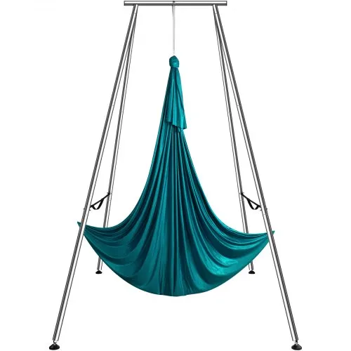 VEVOR Aerial Yoga Hängematte mit Yogarahmen 6 x 2,6 m, Grün Yoga Swing Air Fliegen, Yoga-Schaukel Hammock Swing 250 kg Max. Tragfähigkeit, inkl. Yoga-Socken & Fußpolster, Anti-Gravity-Übungen VEVOR Aerial Yoga Hängematte mit Yogarahmen 6 x 2,6 m, Grün Yoga Swing Air Fliegen, Yoga-Schaukel Hammock Swing 250 kg Max. Tragfähigkeit, inkl. Yoga-Socken & Fußpolster, Anti-Gravity-Übungen