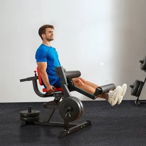 VEVOR sitzende Beinstrecker und Curl-Maschine Trainingsgerät Beinpresse Beintrainer (317 kg belatbar), verstellbare Bein-Trainingsbank, Bein-Drehstrecker Krafttrainingsgerät für Heim-Fitnessstudio – Bild 7
