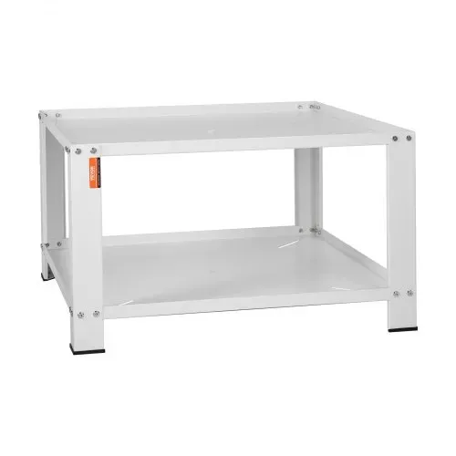 VEVOR Wäscheständer mit Ablagefach, 711,2 x 711,2 x 406,4 mm, Standplattform für Waschmaschine und Trockner, universelle Passform, 299,4 kg Kapazität, Multifunktionsbasis aus Stahl für Waschmaschine – Bild 8
