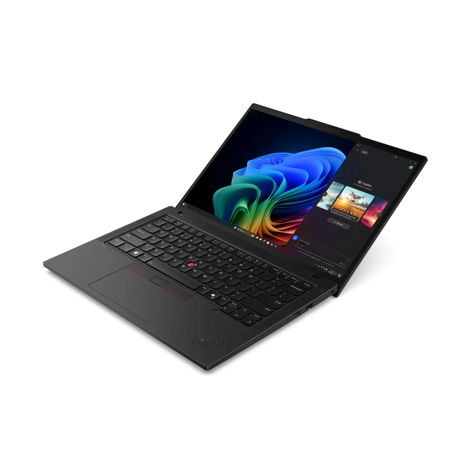 Lenovo ThinkPad T14 Gen 6 (AMD) Copilot+ PC AMD Ryzen AI 7 350 Laptop 35,6 cm (14") WUXGA 64 GB DDR5-SDRAM 1 TB SSD Wi-Fi 7 (802.11be) Windows 11 Pro Deutsch Schwarz – Bild 6
