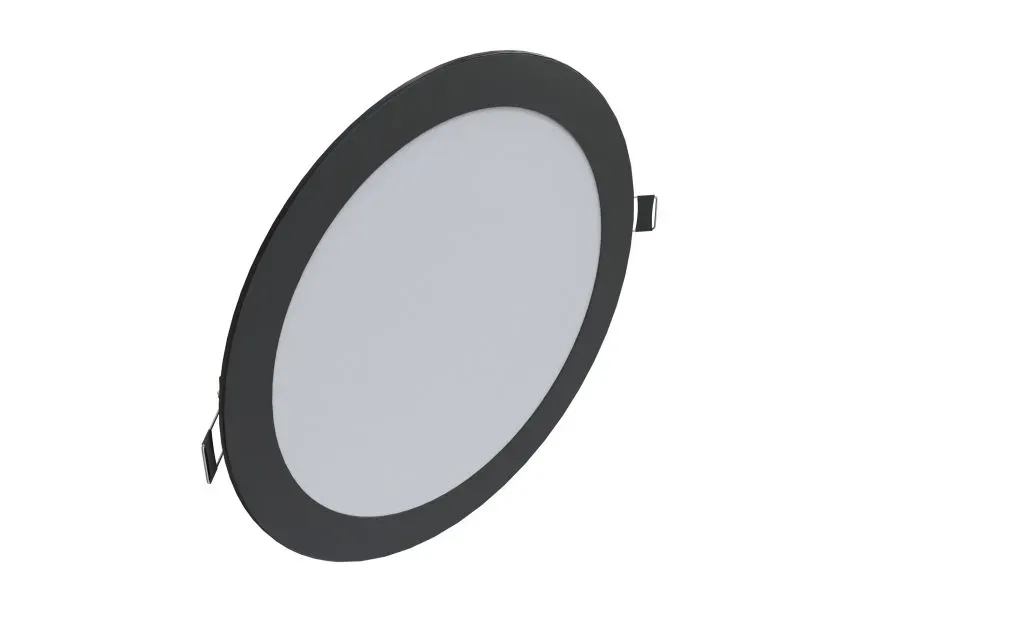 Synergy 21 LED Ultra Slim LED Panel Light V6 12W dual white (CCT) Schwarz 24V – Bild 2