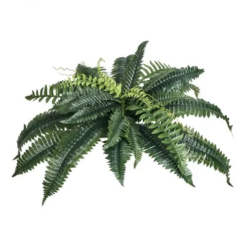 VEVOR Künstliche Farne, 2 Stk., Durchmesser 80–86 cm, künstliche Boston-Farn, Wanddekoration mit 30 Zweigen, Kunstfarn für Zuhause & Büro (Blumentopf nicht im Lieferumfang enthalten) – Bild 8