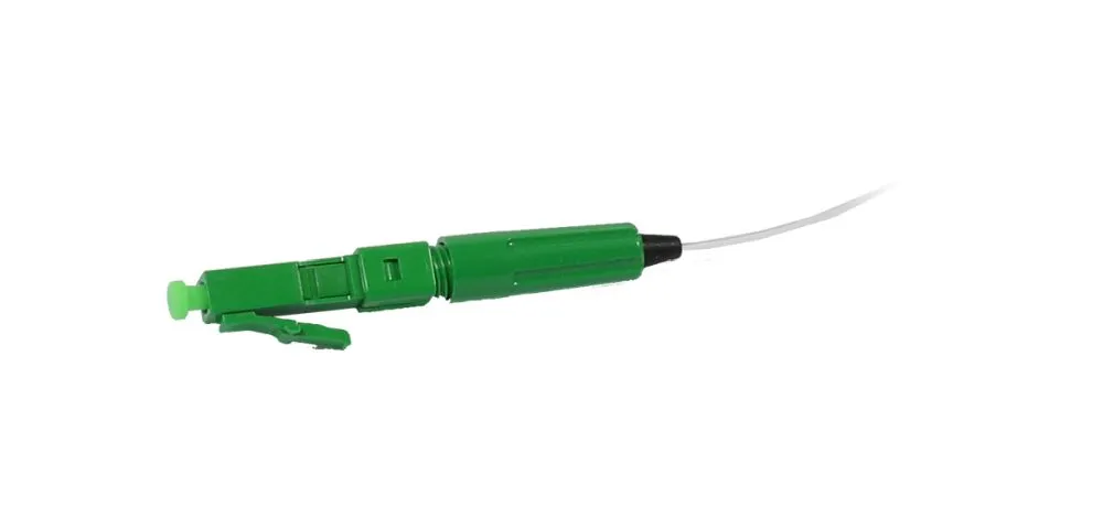 LWL-FTTH-Kabel, zbh. Feldkonfektionierbarer Stecker, LC(APC) für 0,9mm SM 9/125u Kabel, 10-Pack, Synergy 21, – Bild 2