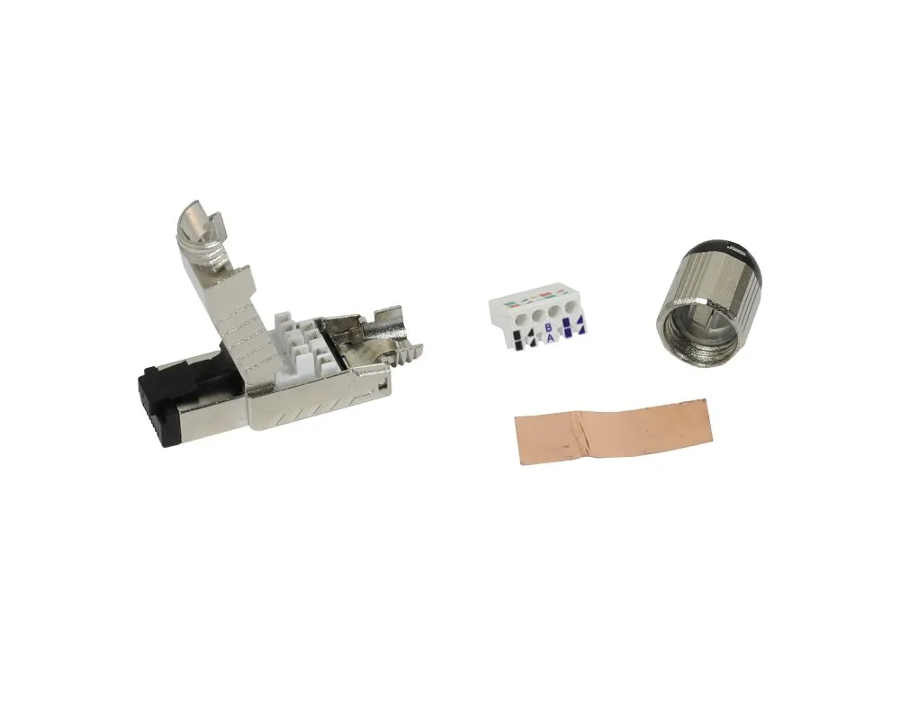 TP-Stecker TP, Feldkonfektionierbar, CAT8.1 Class I RJ45, Werkzeuglos, Synergy 21, – Bild 4