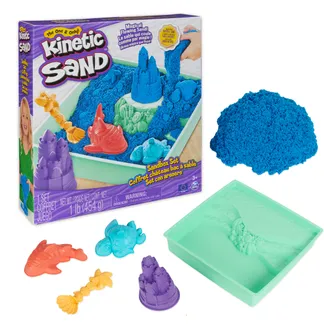 Kinetic Sand Sandbox Set Blau Kinetic Sand Sandbox Set Blau