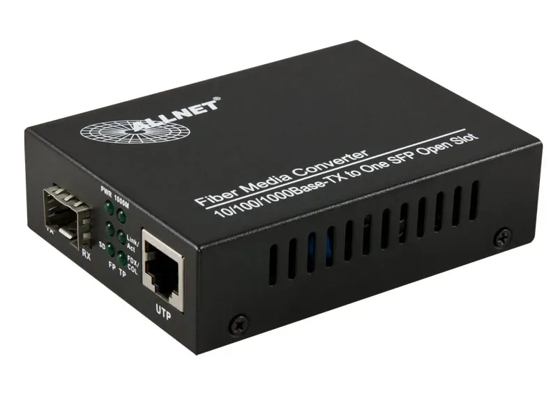 ALLNET Medienkonverter 10/100/1000BASE-T auf 1000BASE-SX/-LX Single/-Multimode SFP Mini-GBIC Anschluss “ALL-MC104G-SFP1” ALLNET Medienkonverter 10/100/1000BASE-T auf 1000BASE-SX/-LX Single/-Multimode SFP Mini-GBIC Anschluss “ALL-MC104G-SFP1”