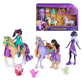 Unicorn Academy – Abenteuer-Set, mit Ravenzella, Sophia, Ava, Wildstar, Leaf und weiteren Figuren, ca. 12 cm große Originalfiguren zur beliebten Netflix Serie Unicorn Academy – Abenteuer-Set, mit Ravenzella, Sophia, Ava, Wildstar, Leaf und weiteren Figuren, ca. 12 cm große Originalfiguren zur beliebten Netflix Serie