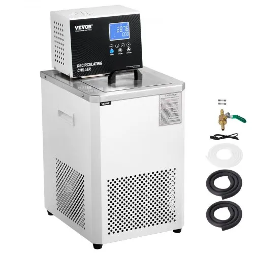 VEVOR Labor-Kühl-/Umwälzpumpe, 6 l Kühler für Niedertemperatur-Kühlflüssigkeit, 23 °F–212 °F, Umwälzpumpen-Kühler, LCD-Display, Wasserbad-Umwälzwasserkühlung aus Edelstahl 304 VEVOR Labor-Kühl-/Umwälzpumpe, 6 l Kühler für Niedertemperatur-Kühlflüssigkeit, 23 °F–212 °F, Umwälzpumpen-Kühler, LCD-Display, Wasserbad-Umwälzwasserkühlung aus Edelstahl 304