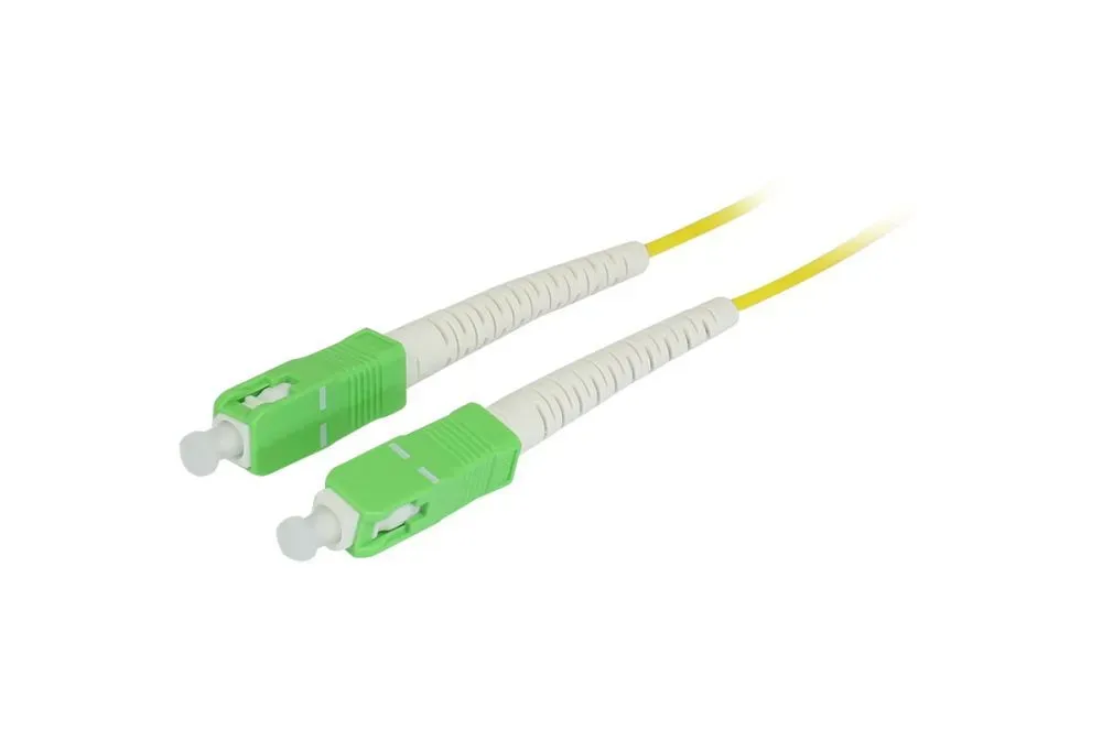 LWL-1-Faser-Patchk. 1.0mtr.SC(APC)-SC(APC), 9/125u, OS2, G657A2, AD=2mm, flexible Knickschutztülle, LWL-1-Faser-Patchk. 1.0mtr.SC(APC)-SC(APC), 9/125u, OS2, G657A2, AD=2mm, flexible Knickschutztülle,