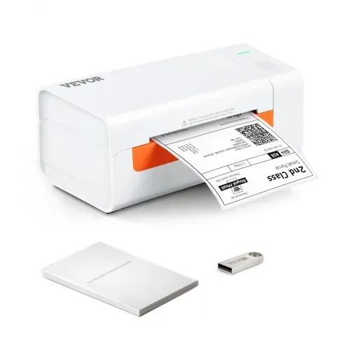 VEVOR Etikettendrucker 200x79x83mm Thermodrucker 150mm/s Labeldrucker Versandetiketten Drucker Thermo-Direkt Edikettendruckgerät USB Automatische Etikettenerkennung Windows Mac OS Linux Chromebook VEVOR Etikettendrucker 200x79x83mm Thermodrucker 150mm/s Labeldrucker Versandetiketten Drucker Thermo-Direkt Edikettendruckgerät USB Automatische Etikettenerkennung Windows Mac OS Linux Chromebook