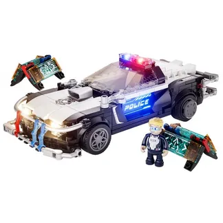 Cyberpunk Neoncity – Polizei Streifenwagen, Konstruktionsspielzeug Cyberpunk Neoncity – Polizei Streifenwagen, Konstruktionsspielzeug