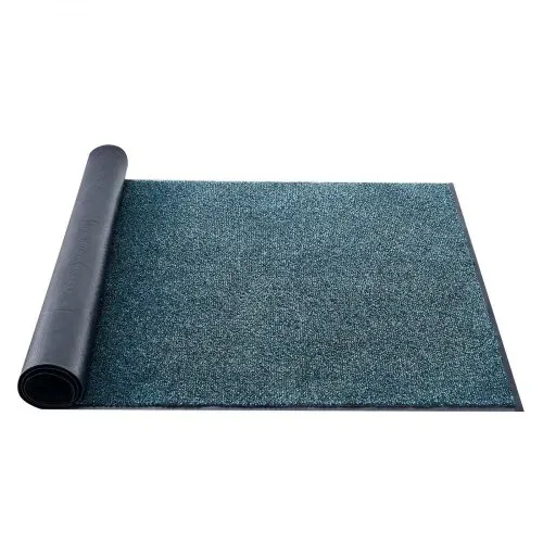 VEVOR Schmutzfangmatte, 1829x1219 mm, Fußmatte für Innen & Außen, Sauberlaufmatte mit PVC-Rückseite, Türmatte, waschbarer Eingangsteppich für Flur, Eingangsbereich, Küche, Balkon, Schieferblau – Bild 10