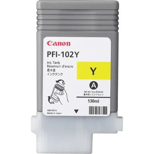 Canon PFI-102Y Druckerpatrone Original Gelb Canon PFI-102Y Druckerpatrone Original Gelb