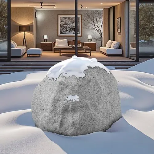 VEVOR Abdeckfelsen, Kunststeinabdeckung für den Außenbereich, Gartenfelsen, realistische Steinoptik, Kunstfelsen aus Polyresin für die Landschaftsgestaltung, Gartendeko, Trafohaus, Grau, Gr. S – Bild 7