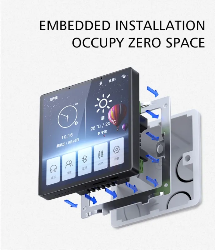 ALLNET Touch Display Tablet 4 Zoll mit 1GB/8GB, RK3128, Android 7.1(220V Version) – Bild 2