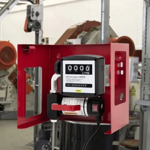 VEVOR Dieselpumpe Heizölpumpe 40L, 155W Selbstansaugende Ölpumpe, 2800U/min Motordrehzahl Ölabsaugpumpe Selbstansaugend, 20 kg Diesel Kraftstoff-Umfüllpumpe, Zählwerk Automatik Pumpe für Biokraftstoff – Bild 7