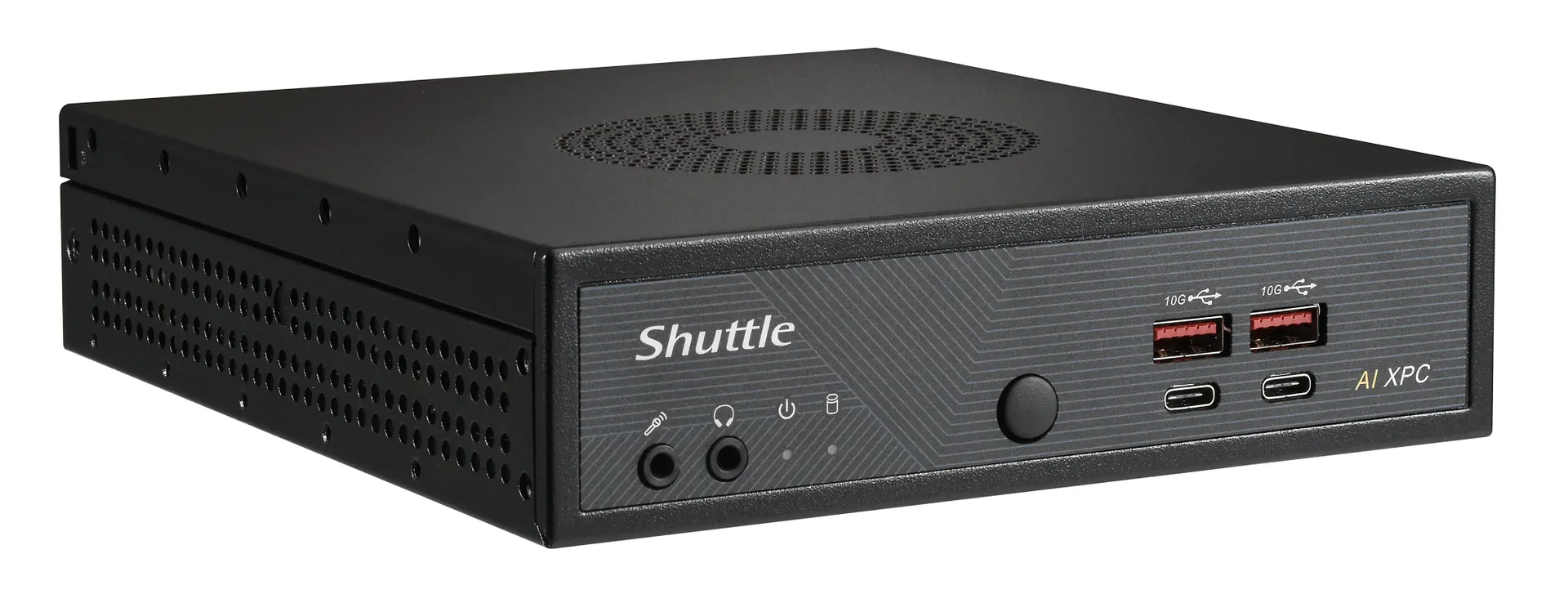 Shuttle Slim AI PC DN11H5 Intel Core Ultra 5 125H, Intel Arc graphics, 2xHDMI, 2x DP, 4x 2.5Gbit LAN, VESA, 24/7 Dauerbetrieb – Bild 5