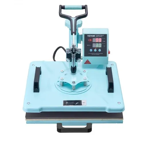 VEVOR Hitzepresse Transferpresse 30x38cm 8 in 1 Tumbler Presse T-Shirts Blau – Bild 10