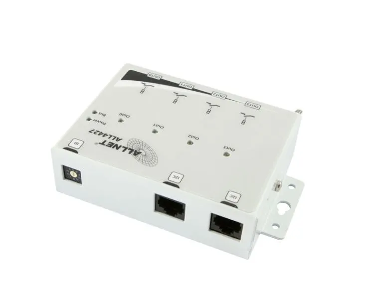 ALLNET MSR IO ALL4427 / 4 Port 250V/10A Relais im Gehäuse "AUSGANG" – Bild 3