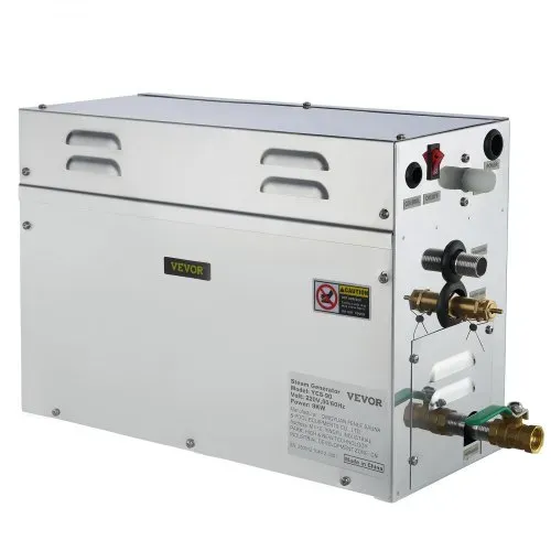 VEVOR Dampfgenerator 9KW Dampfduschen 220V-240V Sauna Dampfgenerator mit programmierbarer Steuerung für zu Hause SPA Badezimmer Hoteldusche Dampf (Controller enthält keine Batterie) – Bild 8