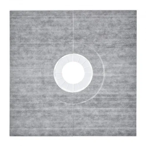VEVOR Duschrand-Set, 914 x 914 x 22 mm, großes Duschwannen-Set mit 16 cm zentralem Abfluss, leichte EPS-Duschinstallations-Sets mit 2 wasserdichten Tüchern, Duschwannen-Neigungsstangen – Bild 10