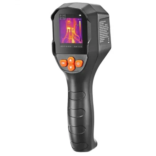 VEVOR Wärmebildkamera, TISR Superauflösung 240x180, handheld Thermokamera mit 2 MP visueller Kamera, 96x96 IR-Auflösung, 25 Hz Bildwiederholfrequenz, -20 -550 °C, 4 Bildmodi & 6 Farbpaletten – Bild 10