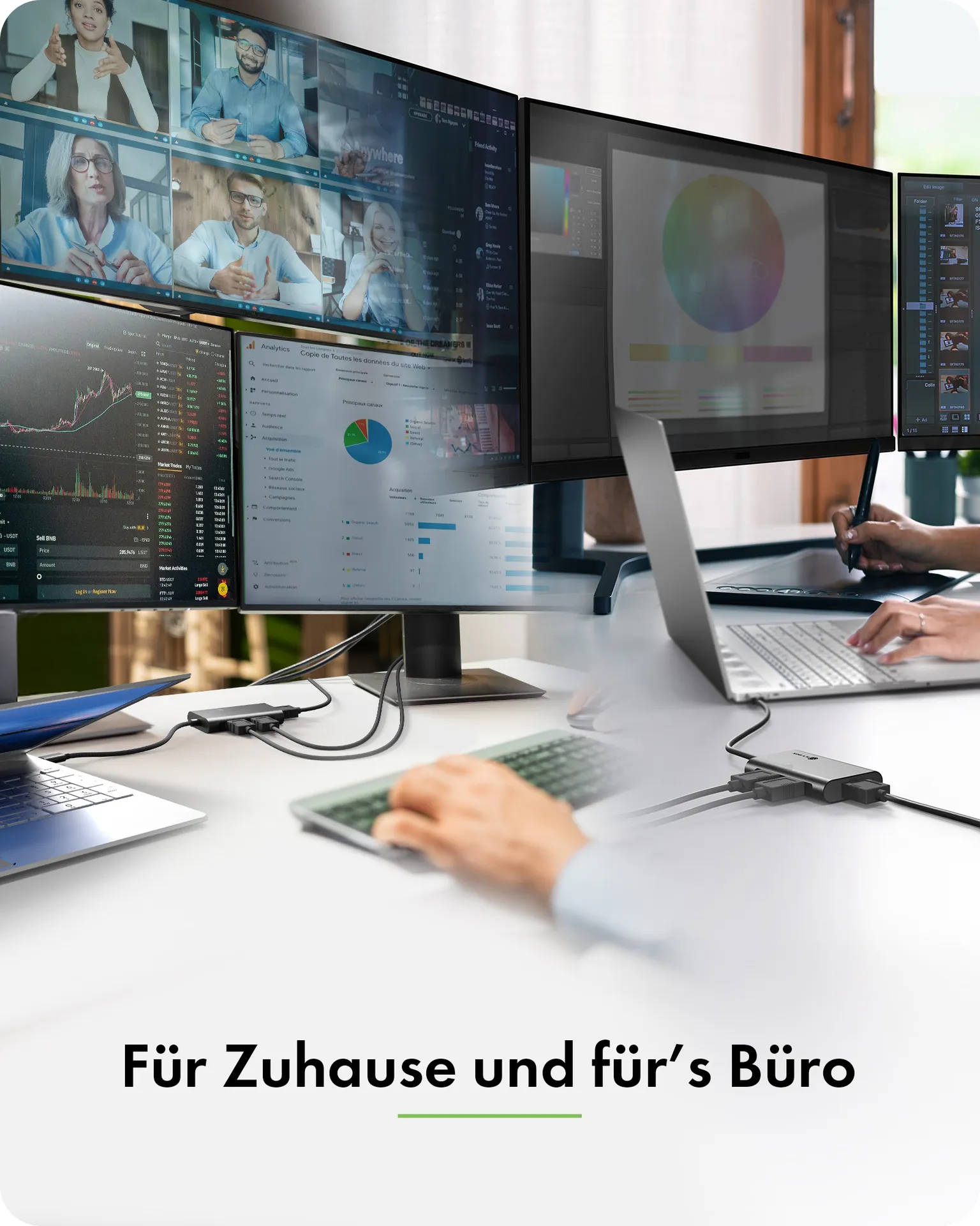 ICY BOX Adapter für USB Type-C zu 3x HDMI – Bild 4