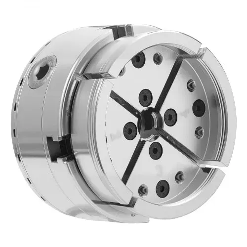 VEVOR 4-Zoll-Drechselfutter, Selbstzentrierendes 4-Backen-Futter-Set mit Kegelradgetriebe, 1 Zoll x 8 TPI-Gewinde, Adapter, 5 Backensätze, Transportkoffer, Vernickelt, für Drechselbänke – Bild 8