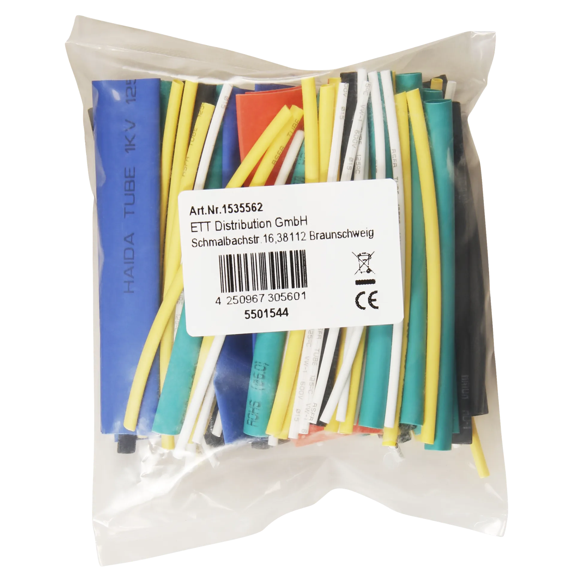 Schrumpfschlauch-Set McPower, 100-teilig in Sortimentsbeutel, bunt Schrumpfschlauch-Set McPower, 100-teilig in Sortimentsbeutel, bunt