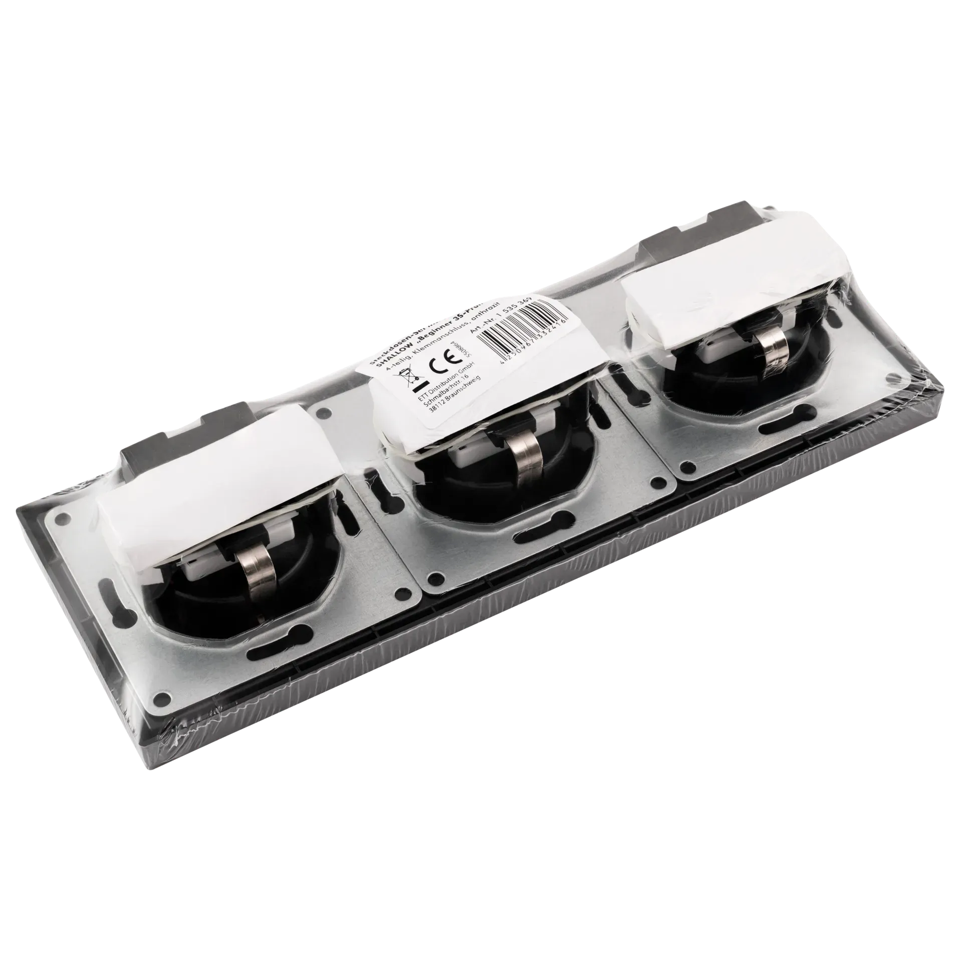 Steckdosen Set McPower Shallow ''Beginner 3S-Profi'' 4-teilig, Steckanschluss – Bild 4