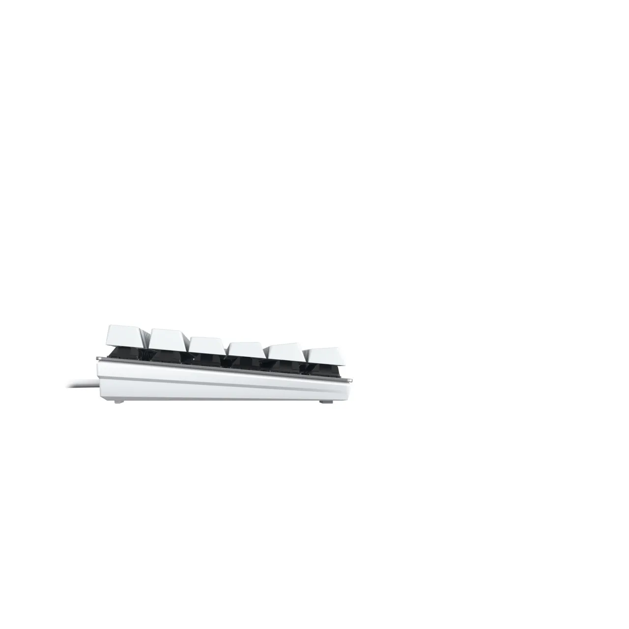 CHERRY KC 200 MX Tastatur Universal USB QWERTZ Deutsch Silber, Weiß – Bild 4