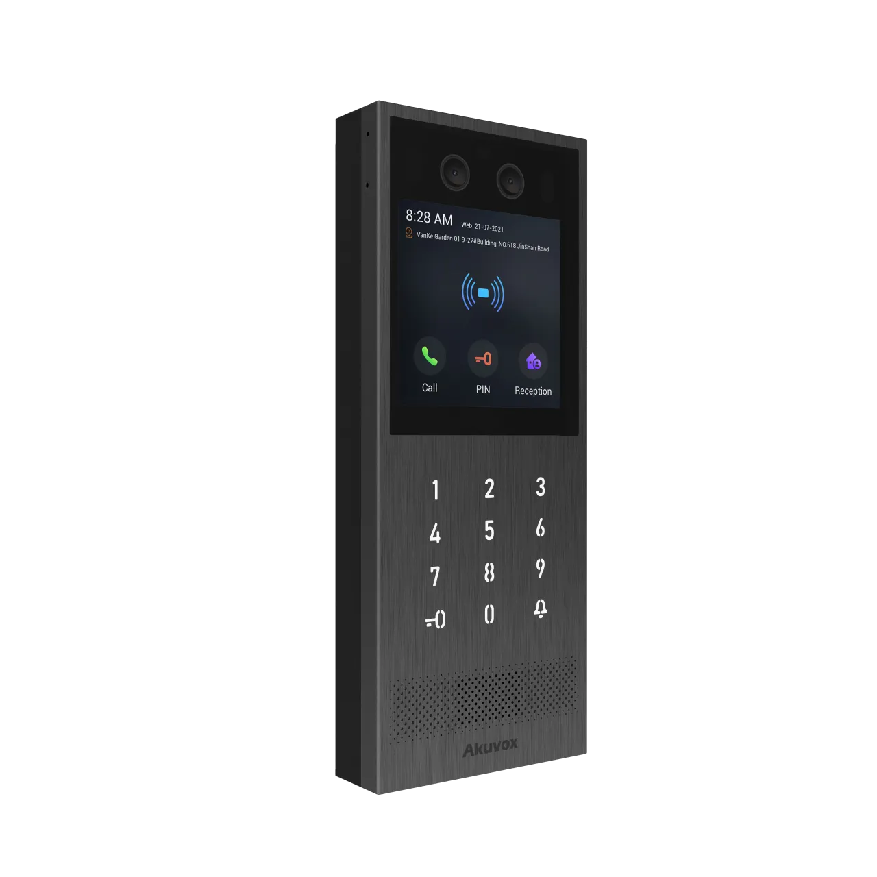 Akuvox Video-TFE X912S Kit On-Wall, big touch screen, card reader, black – Bild 2