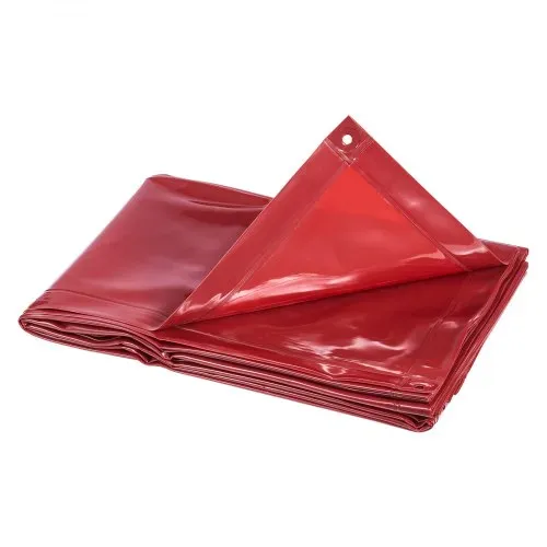 VEVOR 2er-Pack Schweißvorhang, 1740x2340 mm Schweißschutzwand, flammhemmende Vinyl-Schweißschutzwand mit 6-stufigem UV-Schutz für Werkstatt-/Industrieeinsatz, Rot (Ohne Rahmen) – Bild 8