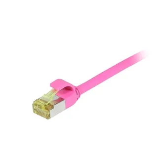 Patchkabel RJ45, CAT6A 500Mhz, 0.25m, magenta, S-STP(S/FTP), slimline rund d=4,5mm, TPE/LSZH(Superflex), AWG28, mit CAT7 Rohkabel, Synergy 21 Patchkabel RJ45, CAT6A 500Mhz, 0.25m, magenta, S-STP(S/FTP), slimline rund d=4,5mm, TPE/LSZH(Superflex), AWG28, mit CAT7 Rohkabel, Synergy 21