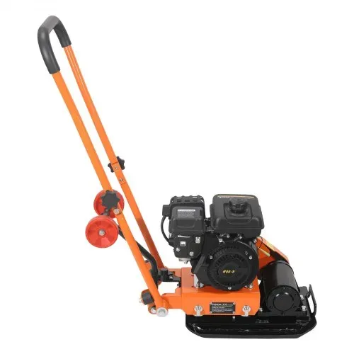 VEVOR Benzin Rüttelplatte, 2 PS (79 CC) Motor, 5250 U/min Vibrationsstampfer, Verdichter 8 kN Verdichtungsdruck, 410x315 mm Platte, Handgeführte Rütteler für Pflasterarbeiten, Asphalt & Fundamente – Bild 9