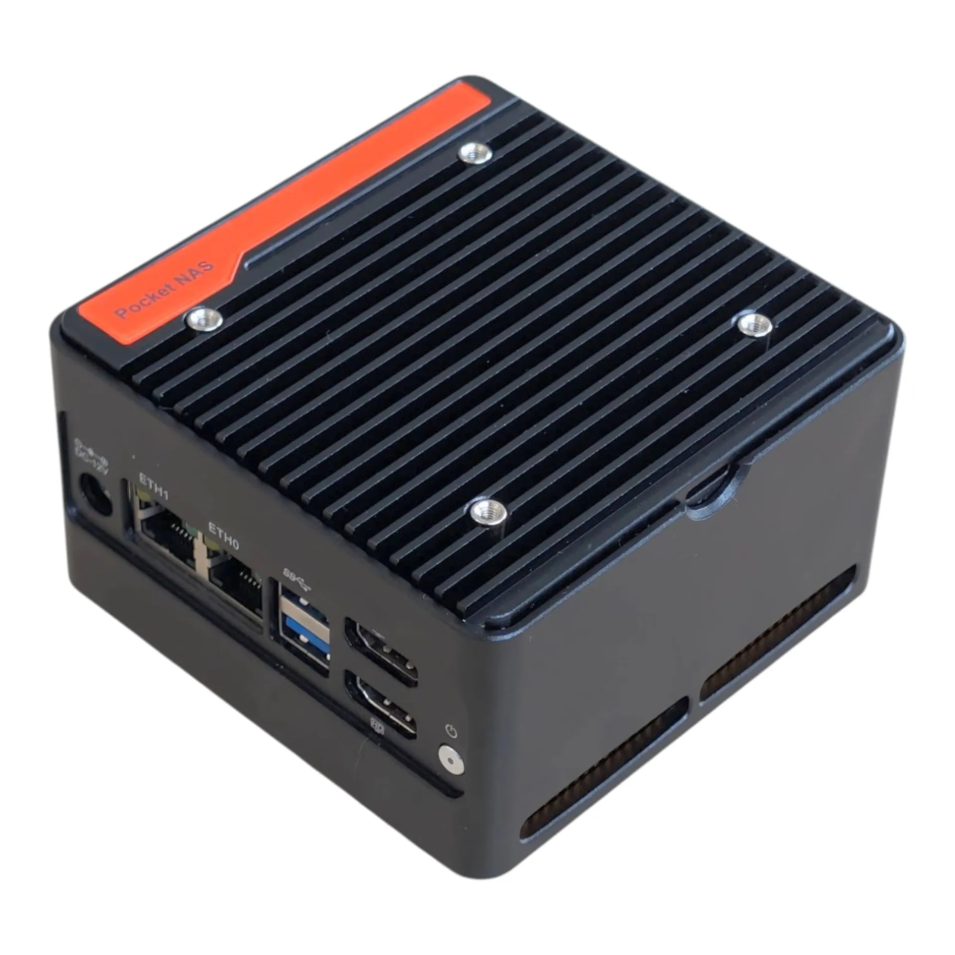 ALLNET Mini PC NAS-N355, 16GB Ram, 256GB SSD, 2x USB 3.2, 2xHD out, 4x M.2 NVME – Bild 2