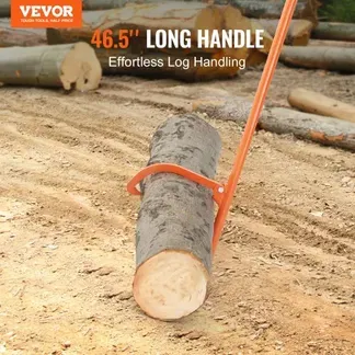 VEVOR Fällheber, 1180 mm, robuster Stammheber aus Stahl, Forsthaken, Holzheber für Stämme mit 81 cm Durchmesser, Forstwerkzeug, Fällhilfe mit Doppelfunktion zum Rollen & Festklemmen von Stämmen VEVOR Fällheber, 1180 mm, robuster Stammheber aus Stahl, Forsthaken, Holzheber für Stämme mit 81 cm Durchmesser, Forstwerkzeug, Fällhilfe mit Doppelfunktion zum Rollen & Festklemmen von Stämmen