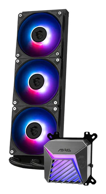 MSI MAG Coreliquid A15 360 Hauptplatine, Prozessor All-in-One-Flüssigkeitskühler 12 cm Schwarz 1 Stück(e) – Bild 5