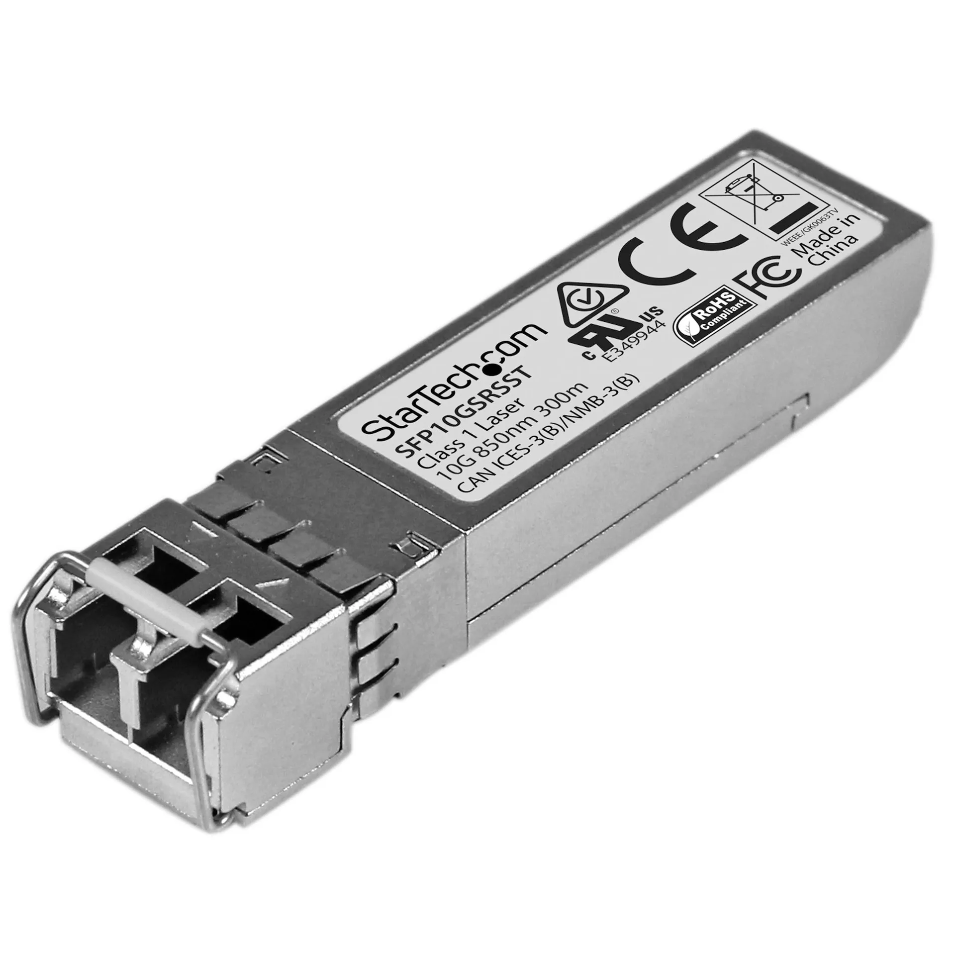 StarTech.com Cisco SFP-10G-SR-S kompatibles SFP+ Transceiver-Modul – 10GBASE-SR StarTech.com Cisco SFP-10G-SR-S kompatibles SFP+ Transceiver-Modul – 10GBASE-SR