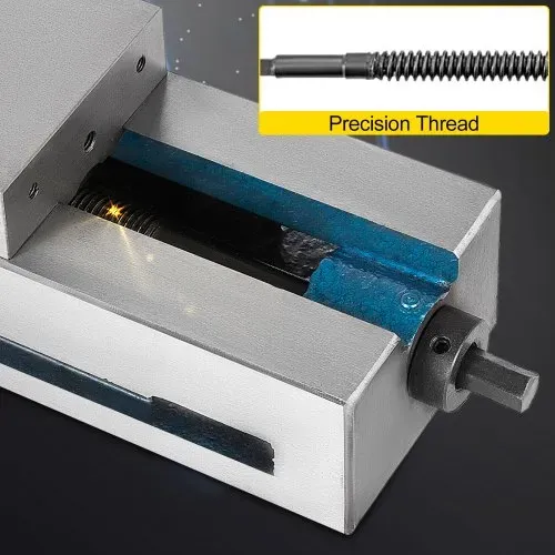 VEVOR Schraubzwingen-Schraubstock Hochpräzisions-Spannstock 101,6 mm Kieferbreite CNC Schraubstock feste Kiefer – Bild 3