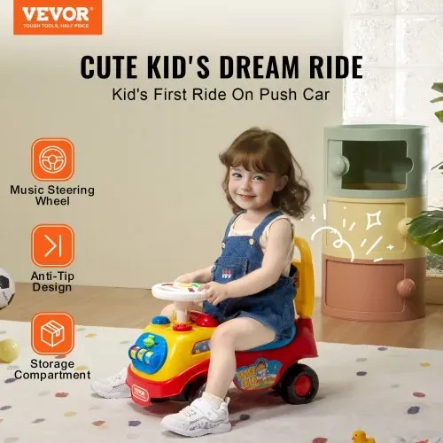 VEVOR Aufsitzauto für Kleinkinder, Alter 1–3, Ride Racer, Aufsitzspielzeug für Kleinkinder zum Sitzen und Stehen, klassisches Aufsitzauto für Kinder mit Musiklenkrad, Hupe und Stauraum unter dem Sitz, Aufsitzspielzeug für Jungen und Mädchen VEVOR Aufsitzauto für Kleinkinder, Alter 1–3, Ride Racer, Aufsitzspielzeug für Kleinkinder zum Sitzen und Stehen, klassisches Aufsitzauto für Kinder mit Musiklenkrad, Hupe und Stauraum unter dem Sitz, Aufsitzspielzeug für Jungen und Mädchen