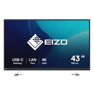 EIZO FlexScan EV4340X-BK Computerbildschirm 108 cm (42.5″) 3840 x 2160 Pixel 4K Ultra HD LCD Schwarz EIZO FlexScan EV4340X-BK Computerbildschirm 108 cm (42.5″) 3840 x 2160 Pixel 4K Ultra HD LCD Schwarz