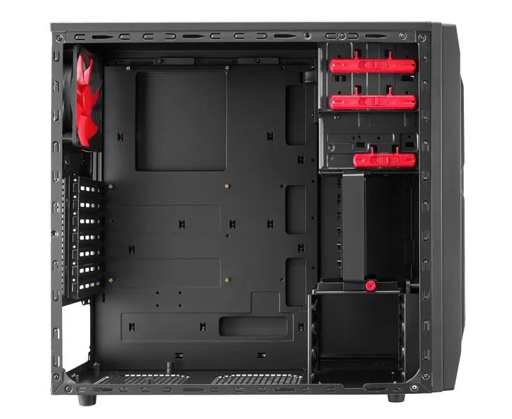 Chieftec LF-02B-OP Computer-Gehäuse Midi Tower Schwarz – Bild 2