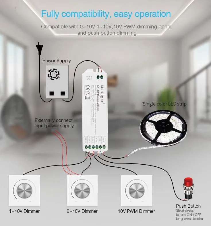 MiBoxer LS4 LED Controller 0-10V 2,4G – Bild 4