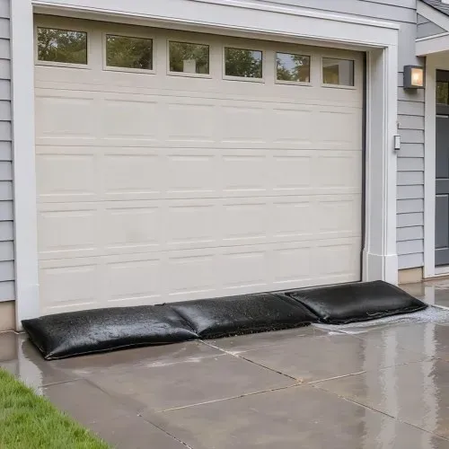 VEVOR Sandsäcke (sandfrei) 10-tlg. (43 x 83 cm) Hochwasserbarriere Hochwasserschutz, Überschwemmungsschutzsäcke für Haus Tür Keller Garage Hochwassersäcke inkl. Eimer – Bild 7