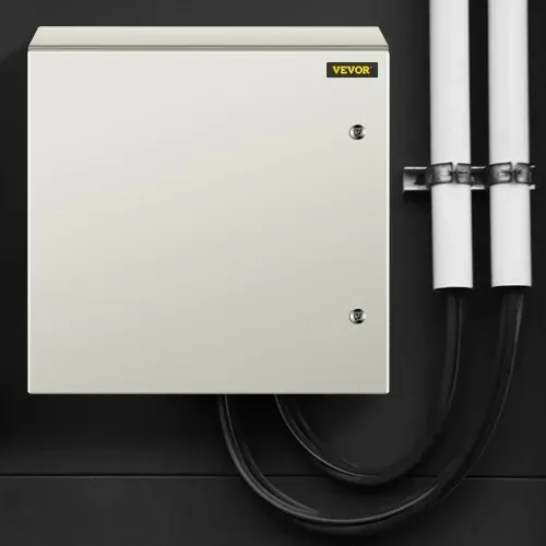 VEVOR Schaltschrank Kohlenstoffstahl Verteilerschrank Industriegehäuse 60x60x20cm Schaltkasten IP66 & NEMA Wasserdicht Anschlussdose Stromkasten Ideal für Fabriken Baustellen Einkaufszentren usw. – Bild 7