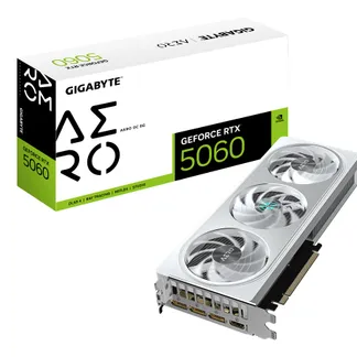 GIGABYTE GeForce RTX 5060 AERO OC 8G Grafikkarte – 8GB GDDR7, 128bit, PCI-E 5.0, 2595 MHz Kerntakt, 3 x DisplayPort, 1 x HDMI, GV-N5060AERO OC-8GD GIGABYTE GeForce RTX 5060 AERO OC 8G Grafikkarte – 8GB GDDR7, 128bit, PCI-E 5.0, 2595 MHz Kerntakt, 3 x DisplayPort, 1 x HDMI, GV-N5060AERO OC-8GD