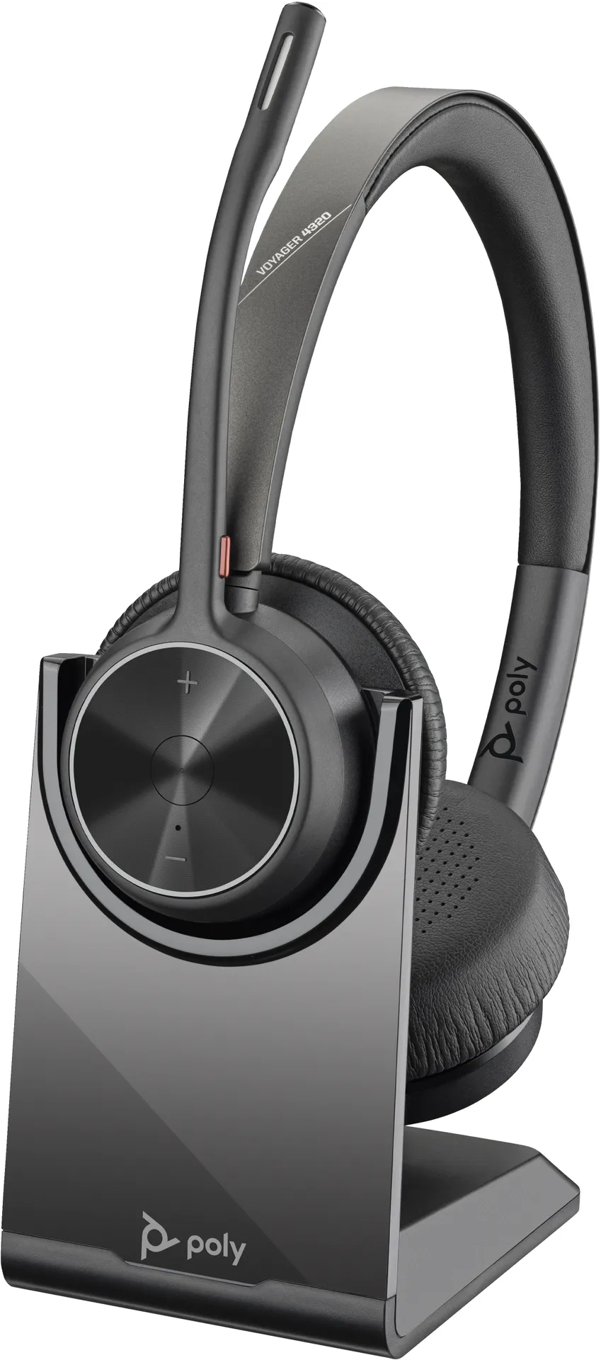 HP Poly Voyager 4320 UC Stereo USB-A Headset +BT700 USB-A Adapter +Ladestation – Bild 2
