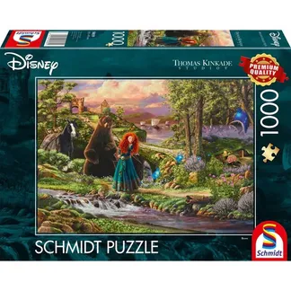 Thomas Kinkade Studios: Disney Dreams Collection – Brave, Merida Legende der Highlands, Puzzle Thomas Kinkade Studios: Disney Dreams Collection – Brave, Merida Legende der Highlands, Puzzle
